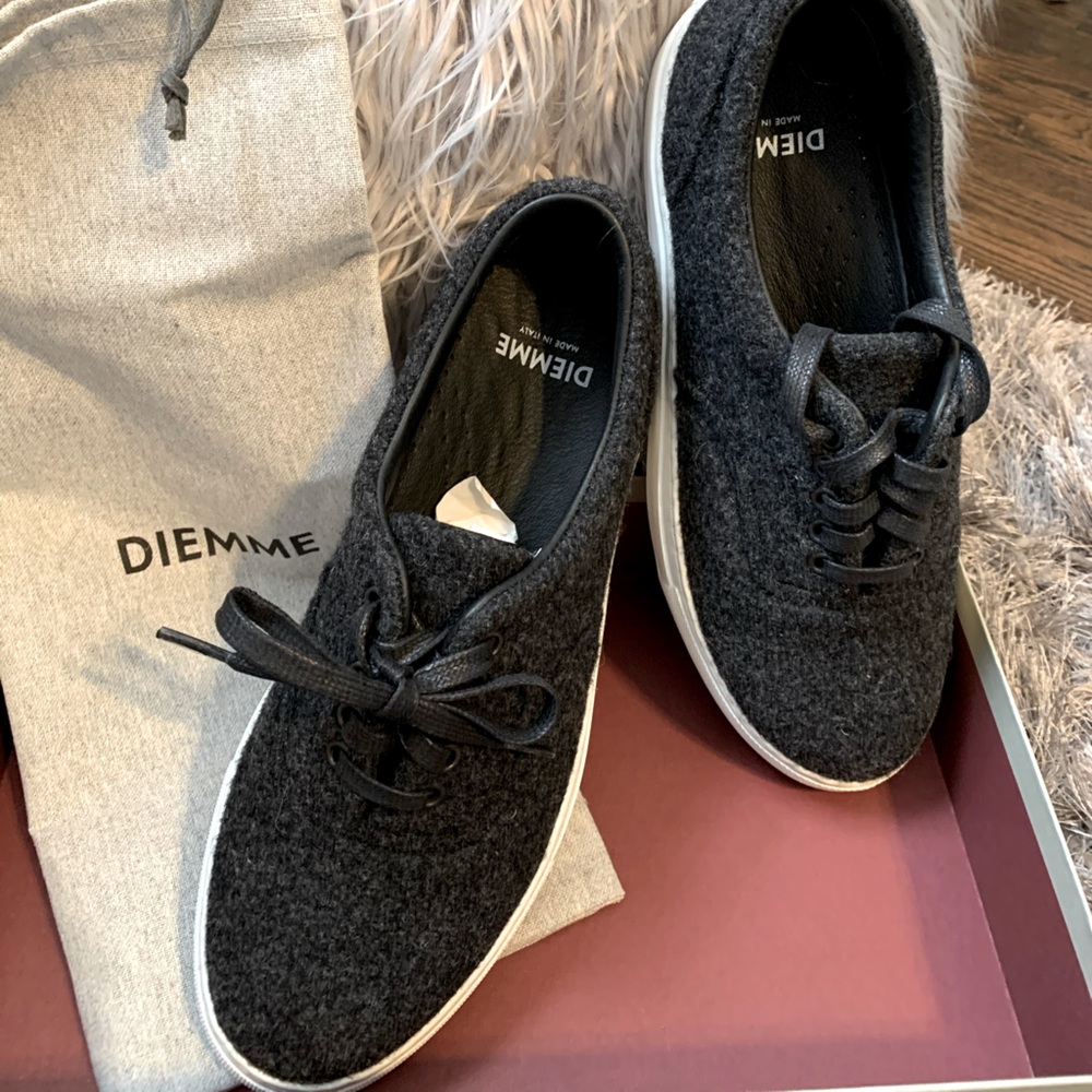 New Men’s sneakers DIemme Italy charcoal US10